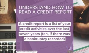 Credit report read